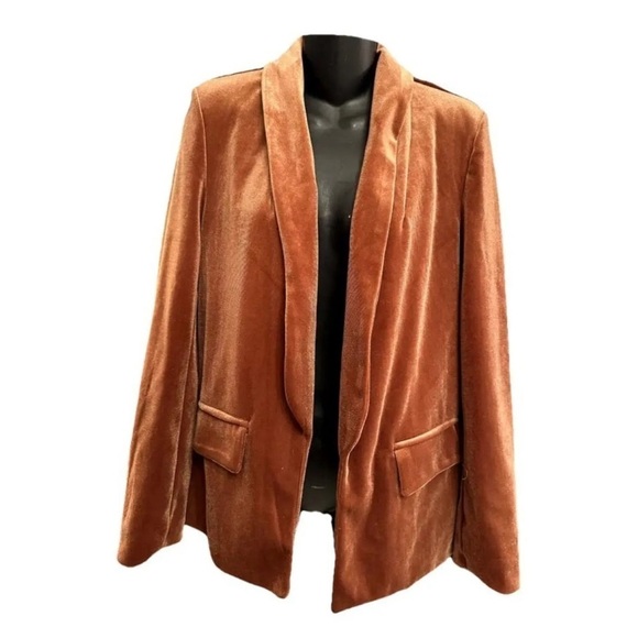 Romeo and Juliet Blazer velvet brown size M NWT - Picture 1 of 5